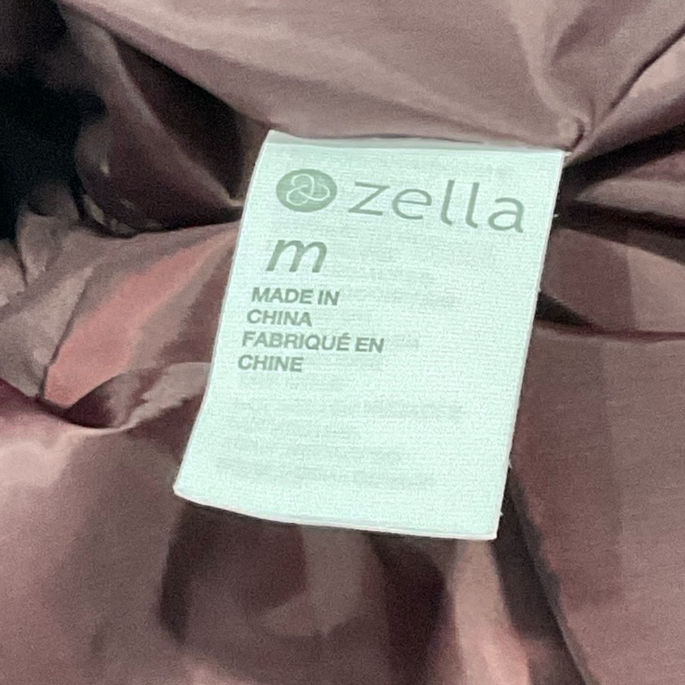 Zella Purple Quilted Jacket Medium - Picture 6 of 7